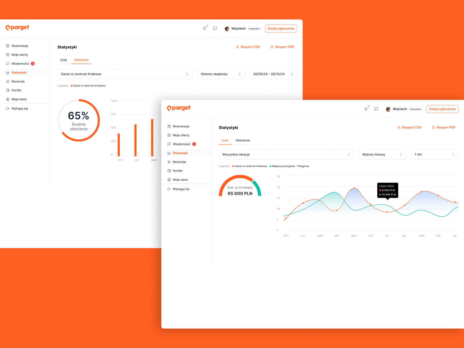 Śledź historię transakcji